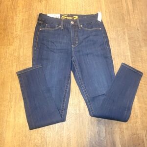 Seven 7 Tummyless High Rise Skinny Jeans Womens Sz 10 Nwt